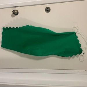 ASOS design scallop detail body on mini dress